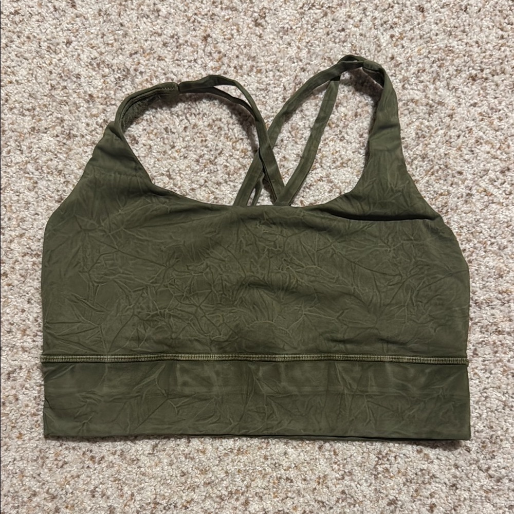 Lululemon Athletica Forest Green Sports Bra